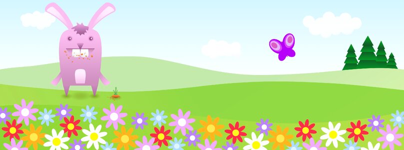 Meadow green flowers