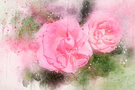 Abstract nature wedding