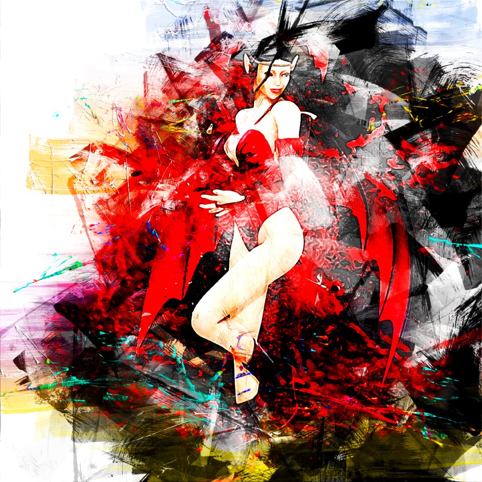 Art abstract watercolor