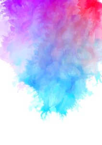 Watercolor white background Free illustrations