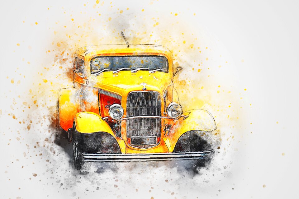 Art abstract watercolor