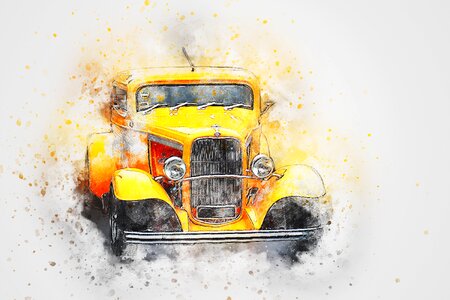 Art abstract watercolor