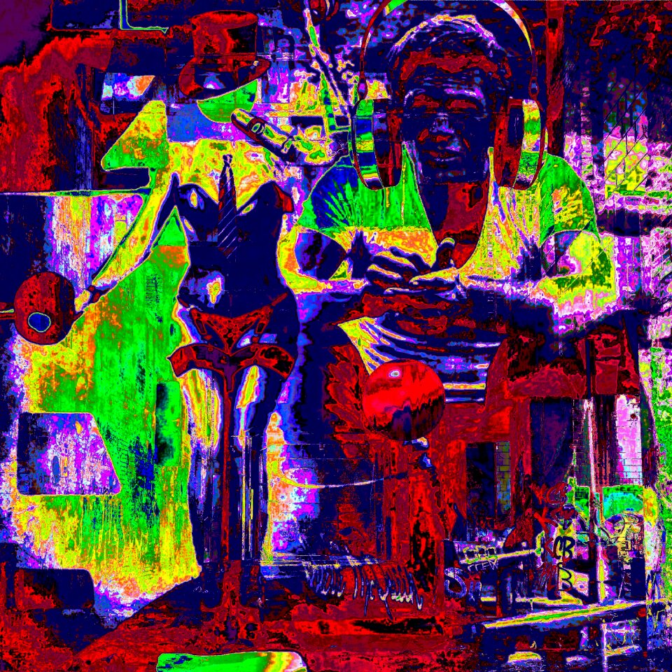 Smoking woman observer Free illustrations