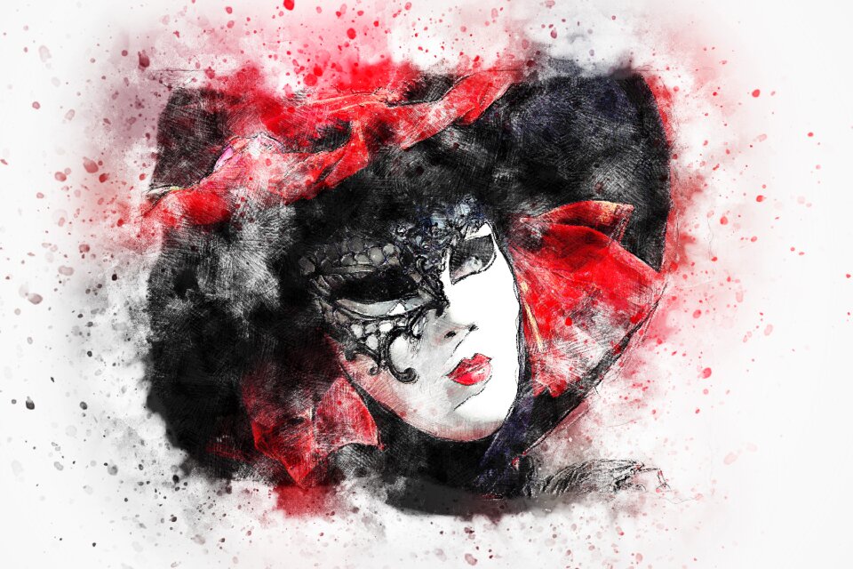 Art abstract watercolor