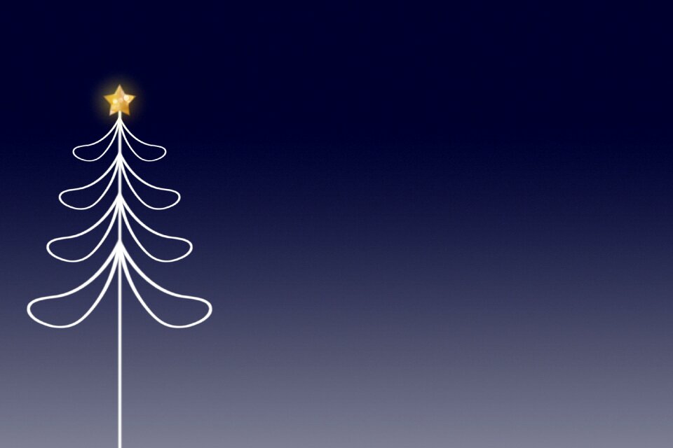 Blue christmas blue background