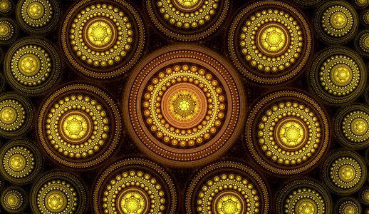 Circles pattern modern