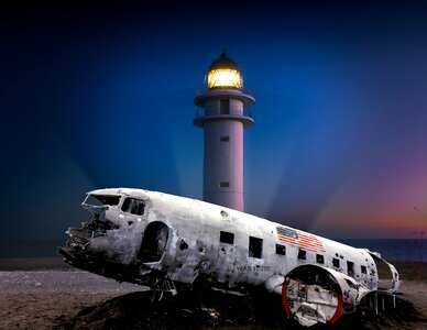 Aircraft plane wreck clouds