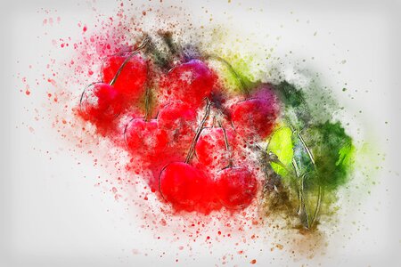 Abstract watercolor vintage