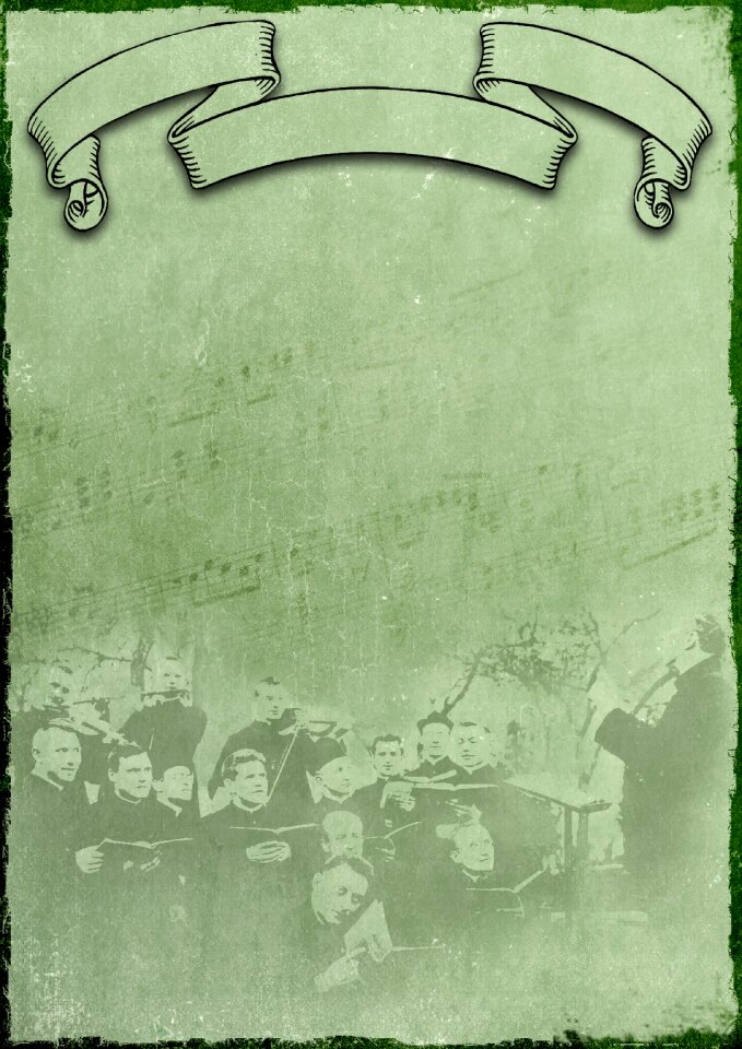 Musicians frame banner