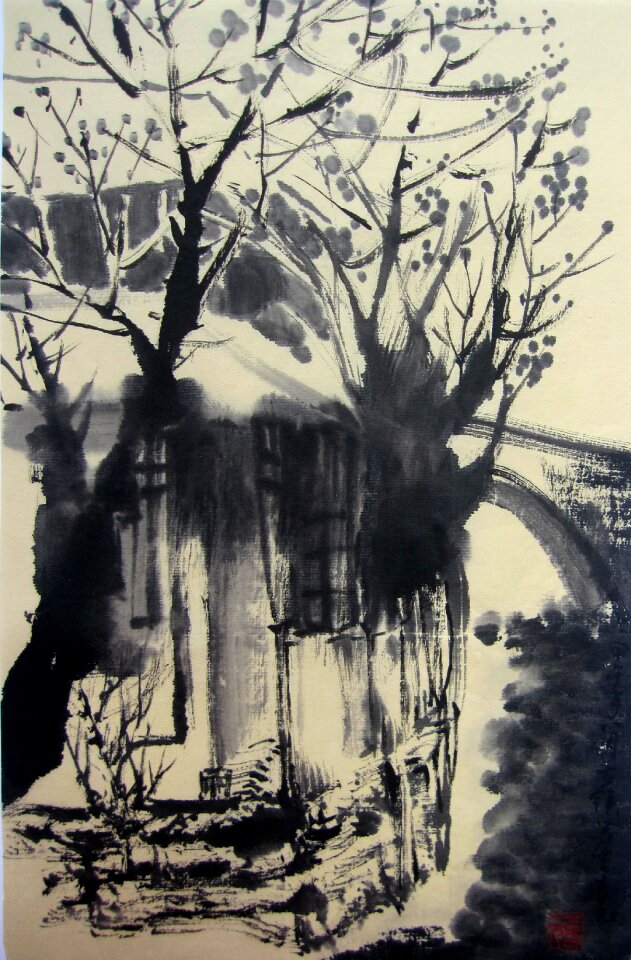 The scenery sketch Free illustrations