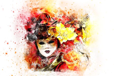 Art abstract watercolor