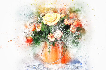 Art abstract nature