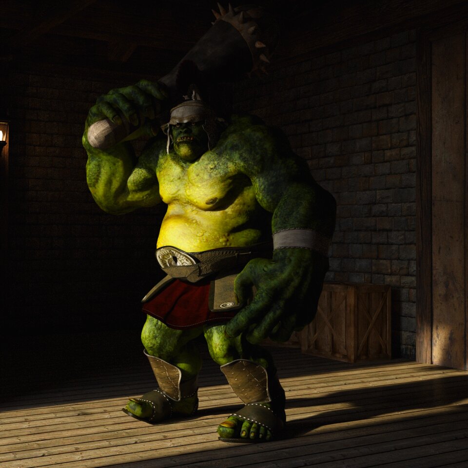 Troll giant harnisch