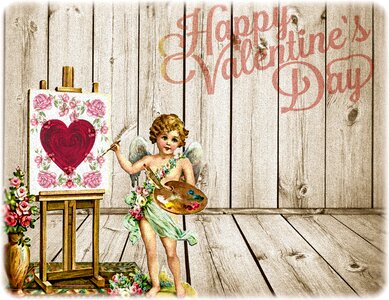 Love background greeting card