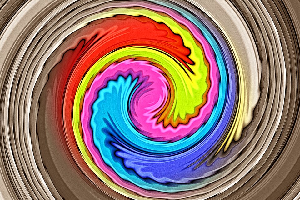 Strudel color Free illustrations