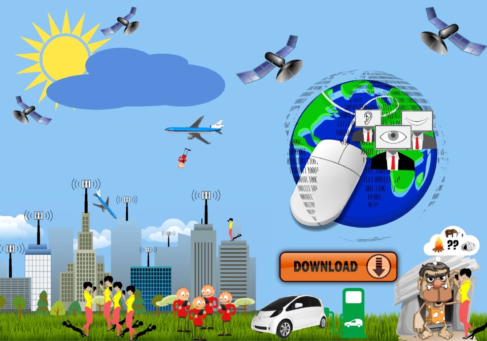 Digitization smartphones Free illustrations