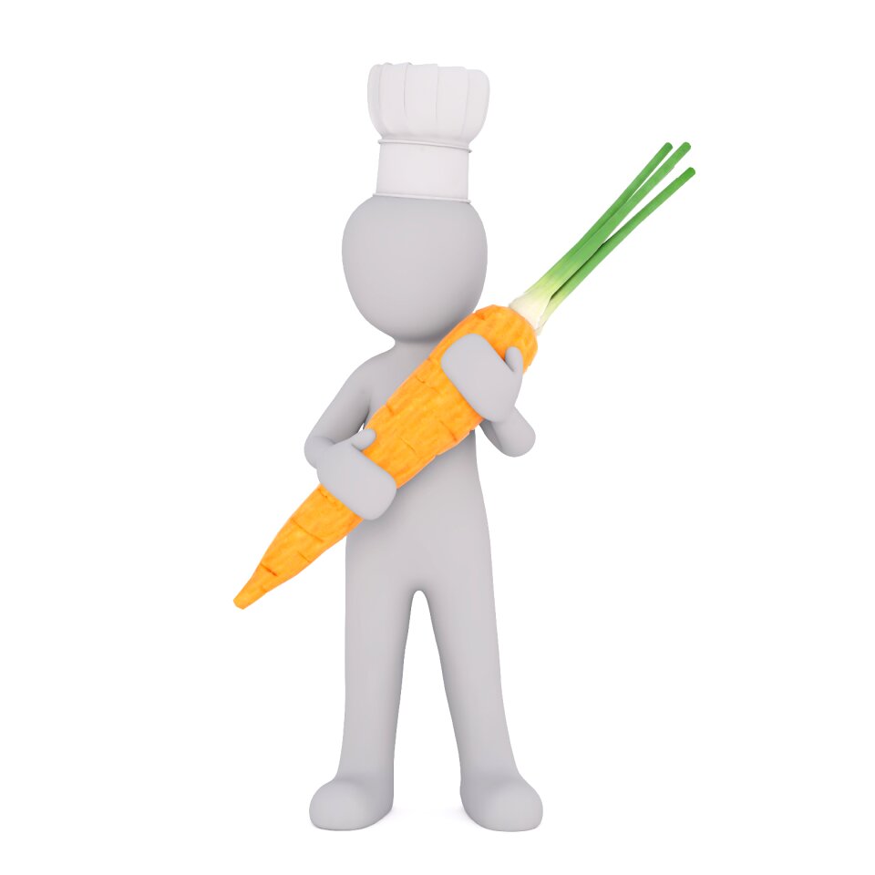Vegan carrot white male