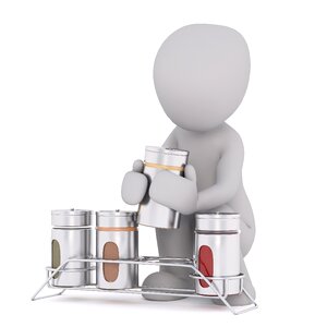 Spices cereals white male