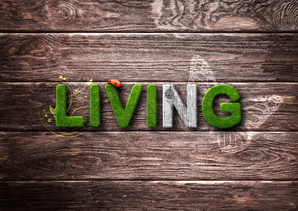 Live letters nature