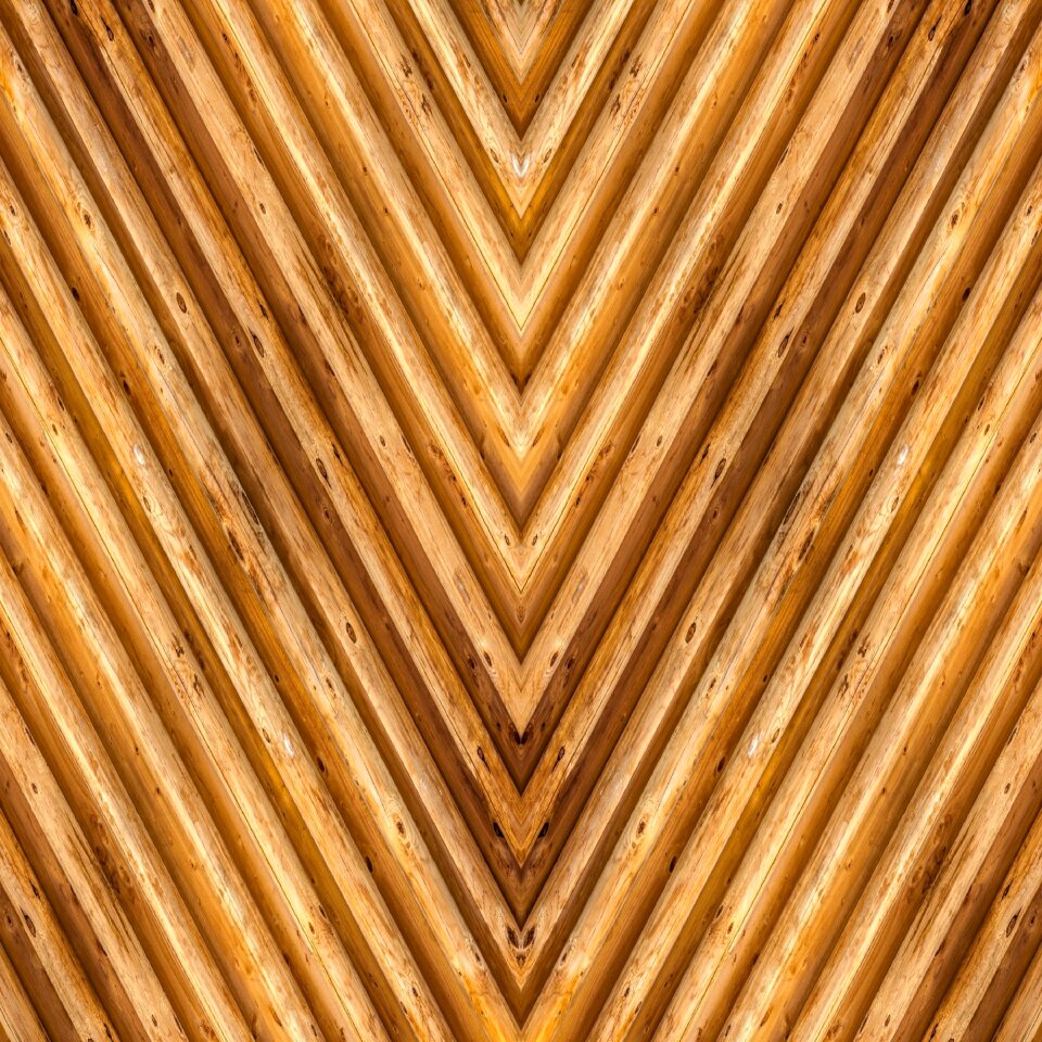 Natural material surface
