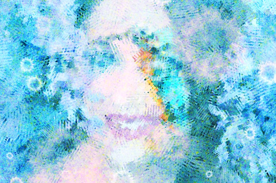 Watercolor vintage colorful
