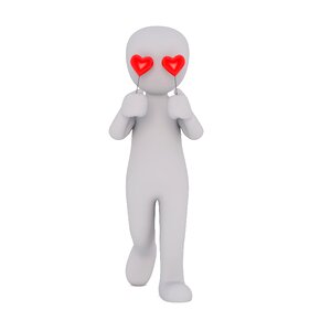 Valentine's day males 3d model