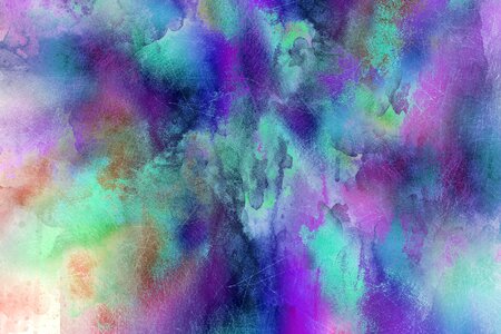 Watercolor vintage colorful