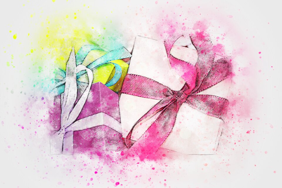Art abstract watercolor