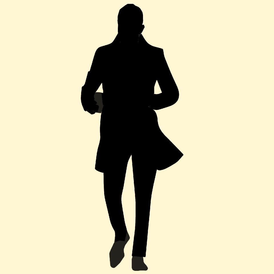 Black walking model