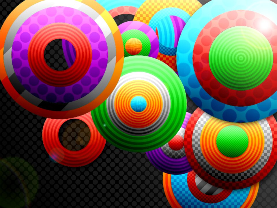 Circles abstract Free illustrations
