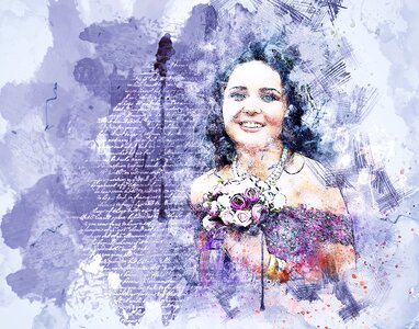 Art abstract watercolor