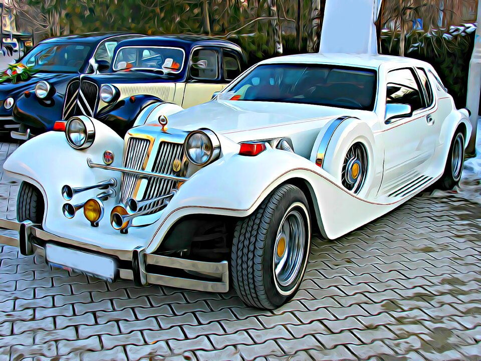 Vintage vehicles colors auto