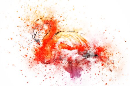 Art abstract watercolor