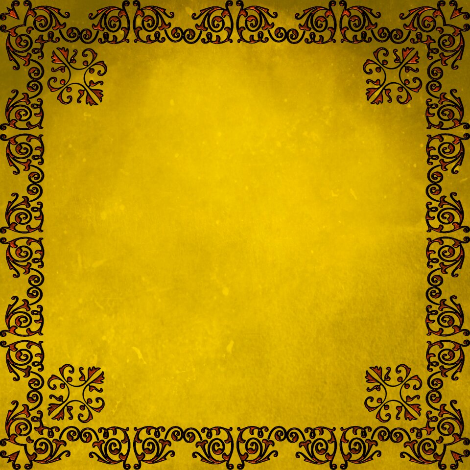 Oriental yellow red
