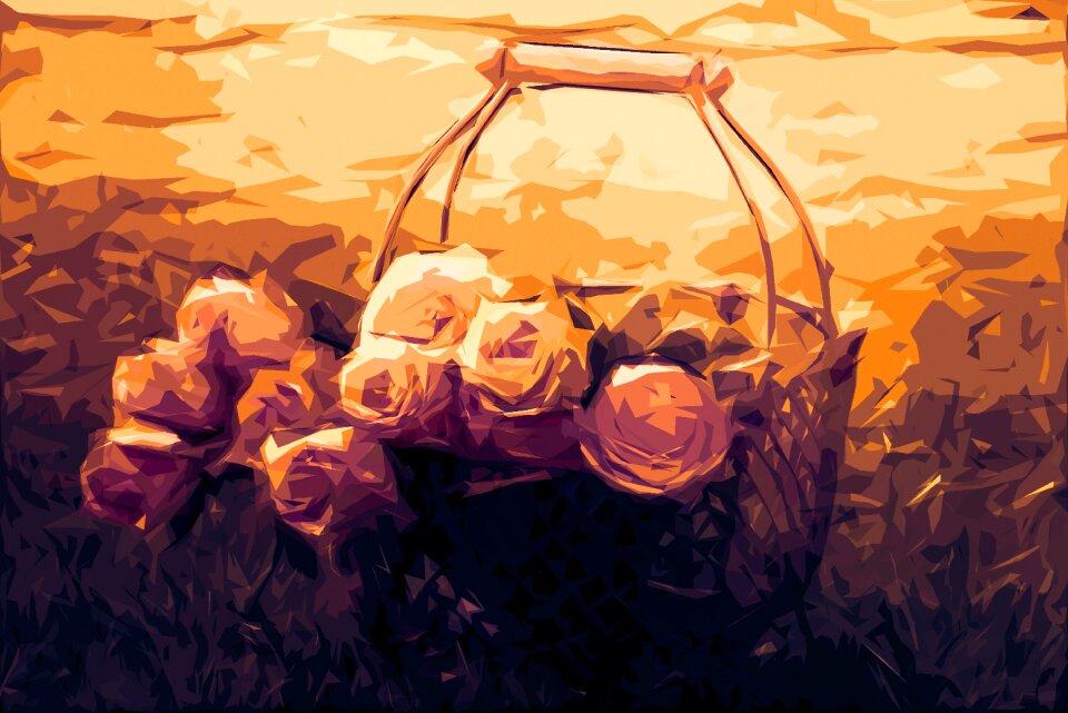 Flowers garden romance