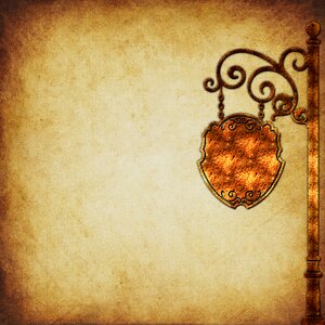 Texture scrapbook signboard