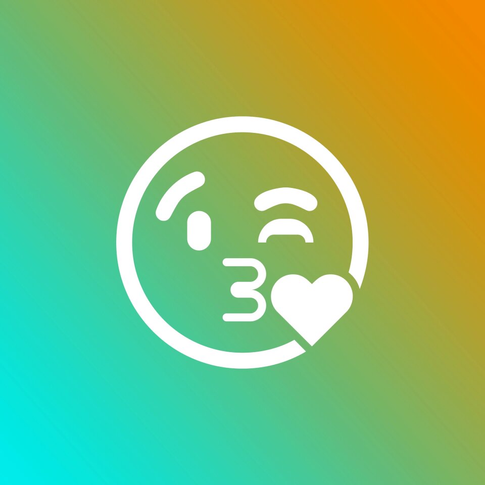 Gradient love Free illustrations