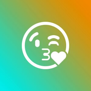 Gradient love Free illustrations