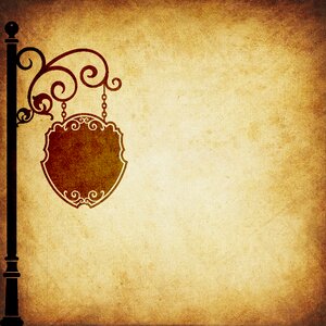 Texture scrapbook signboard