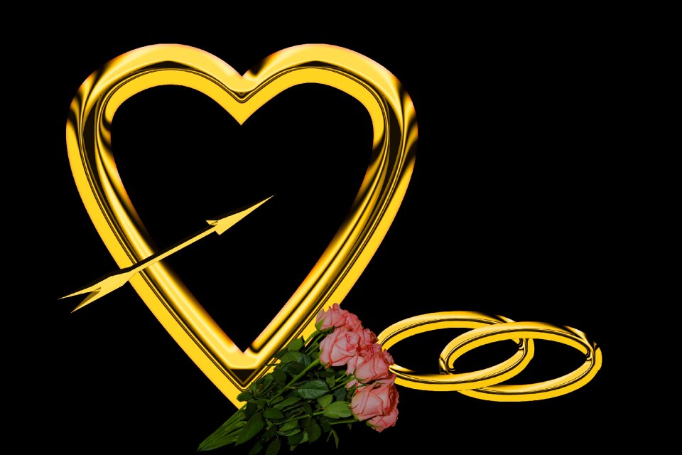 Rings symbol arrow