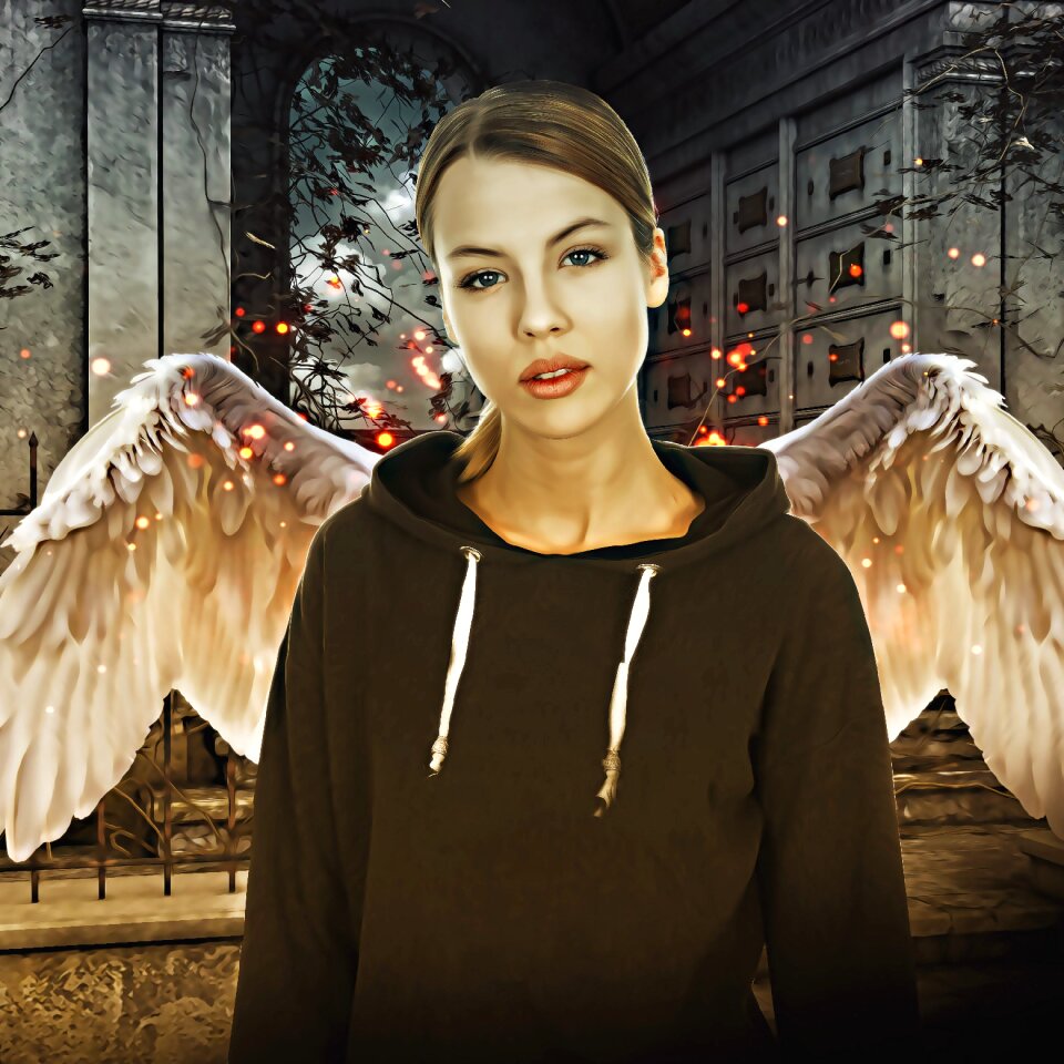Beauty angel gothic angel