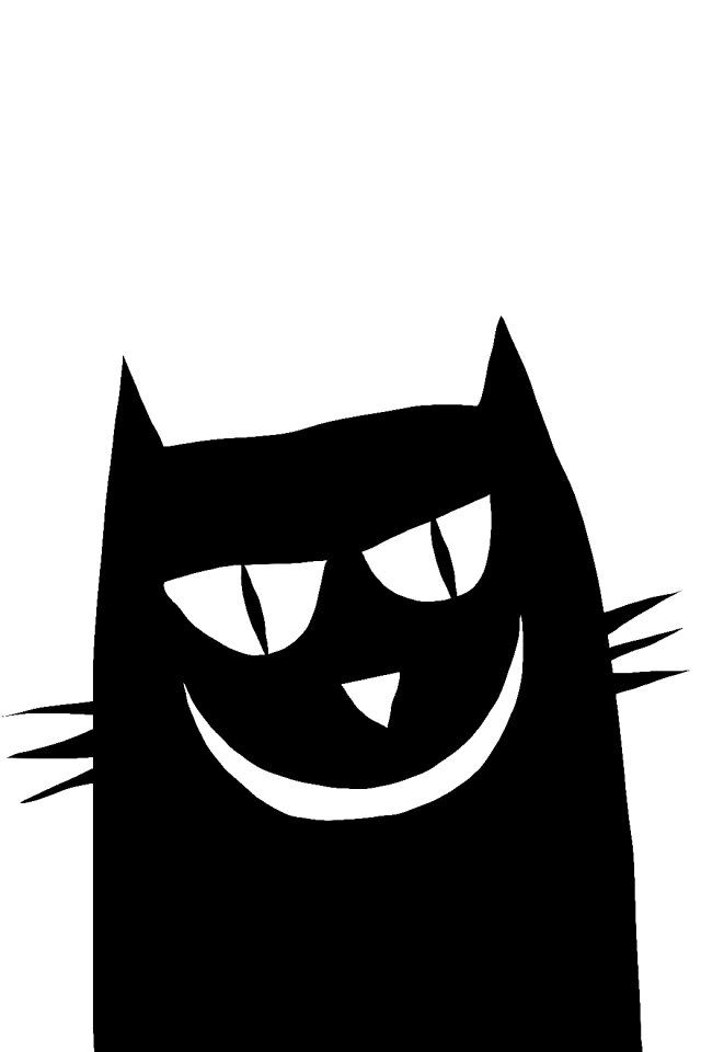 Figure animals black cat