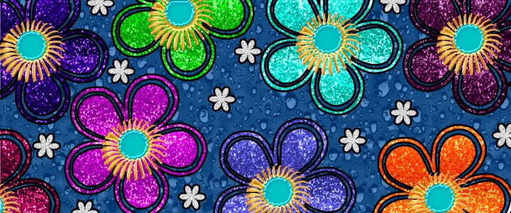Glitter pattern background