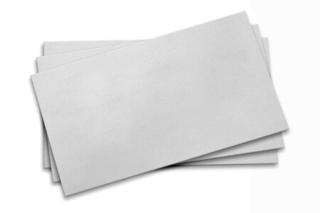 Blank white note