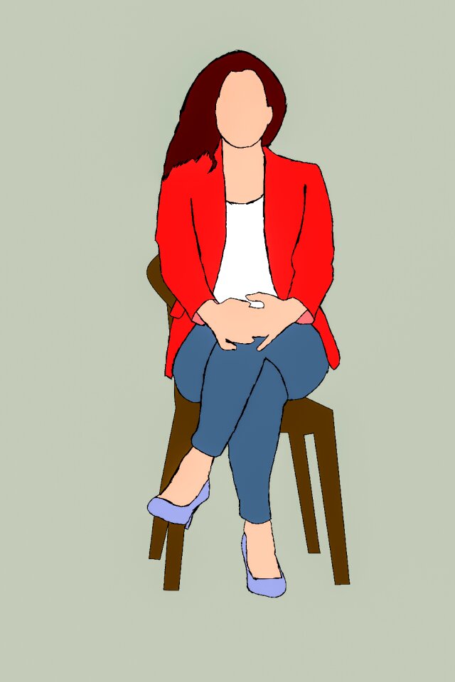 Leg on another business woman interview