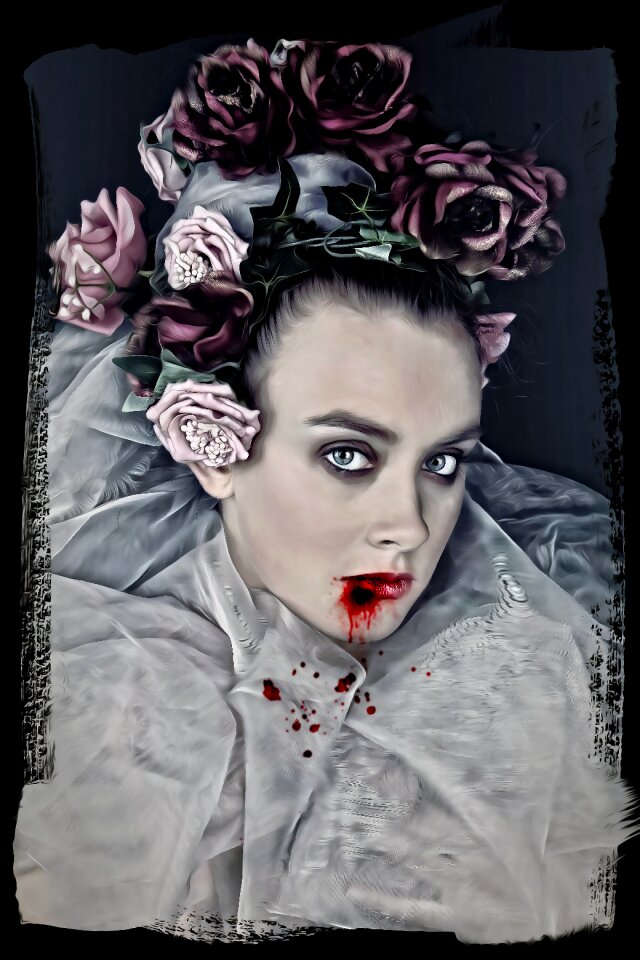 Fantasy fantasy portrait vampire
