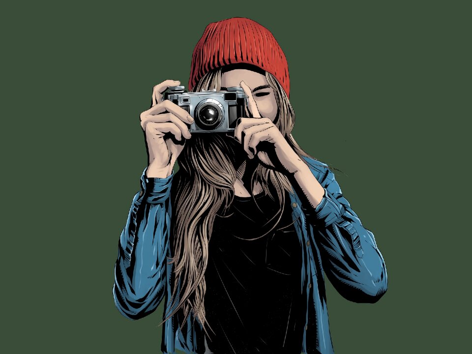 Snapshot woman photography