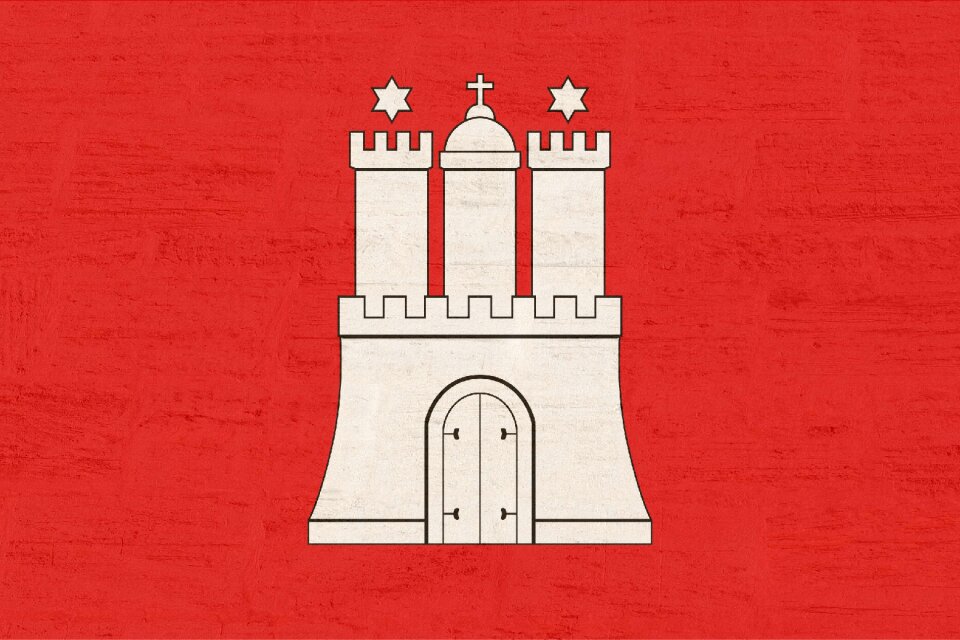 Country flag hanseatic city Free illustrations