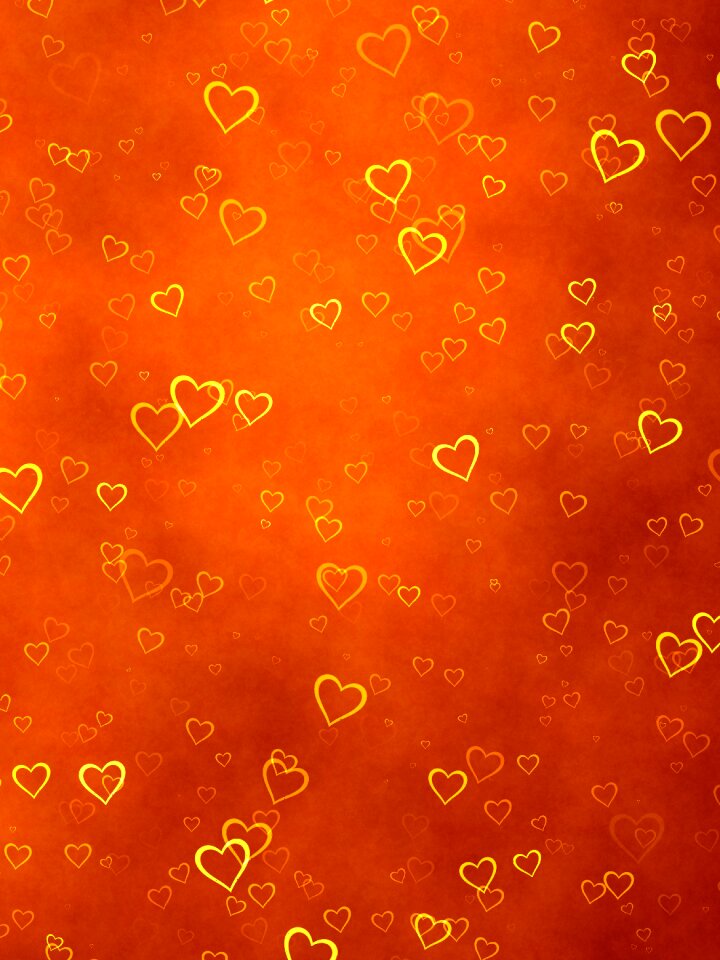 Gold blurred orange background