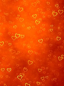 Gold blurred orange background